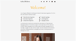 Desktop Screenshot of katia-chirkova.info